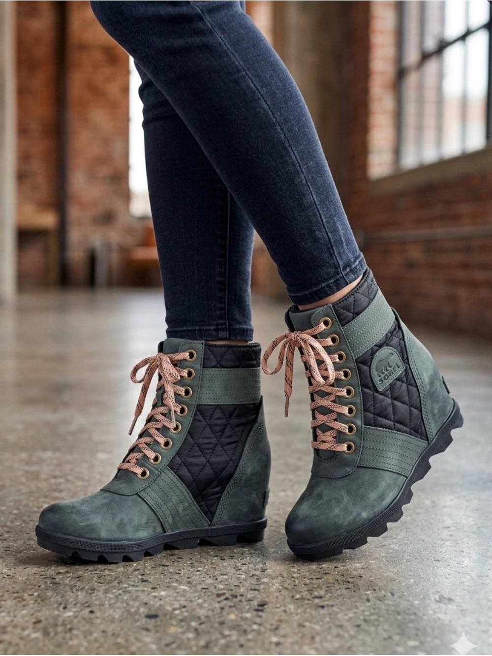 Sorel Lexie Wedge Ankle Boot
